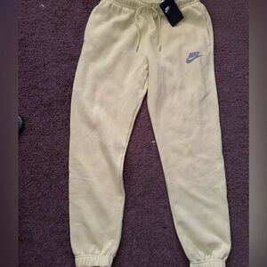 Nike Mens Lime Green Jogger Pants